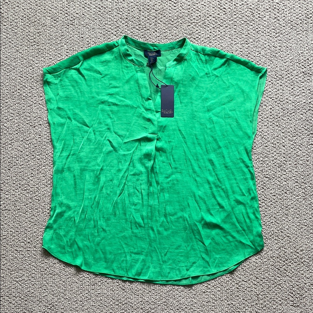 Rachel Vibrant Green Women's Blouse